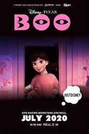 Fake Monsters Inc sequel poster titled 'Boo'